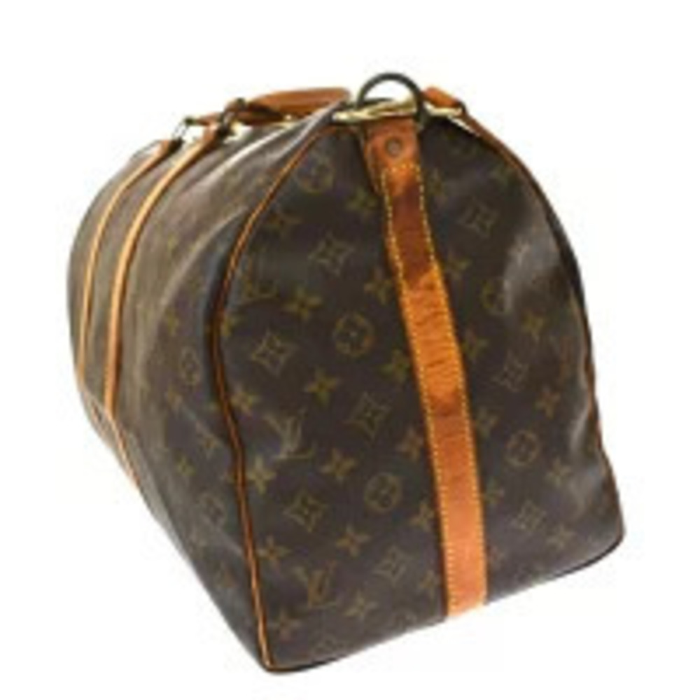 Louis Vuitton Handbag Boston Keepall Bag Monogram Shoulder Bandouliere Brown